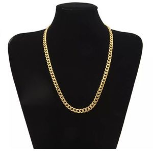 New Cuban Link Chain Necklace 20” Yellow Gold Mens